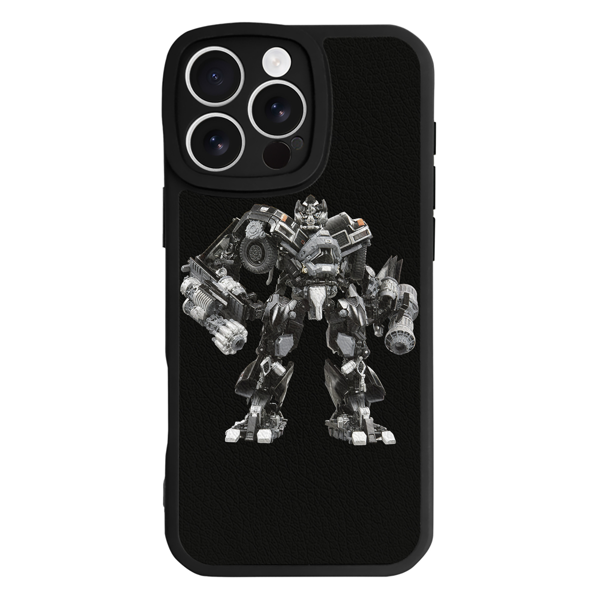 （画像用） Transformers トランスフォーマー 【iPhone 16シリーズ対応】シリコンスマホケース（レザー調） 材質：シリコン
